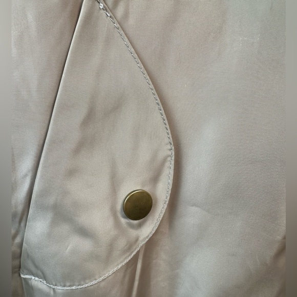 CALI LOVE USA/TAN BLACK BOMBER JACKET FULL ZIP UP - Picture 9 of 14